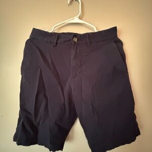 Old Navy Dark Blue Flat Front Shorts